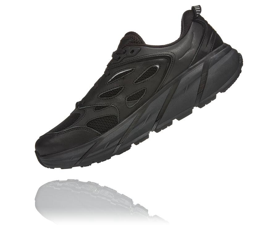 Hoka One One Running Shoes Mens Black - Clifton L - 16349SDOL